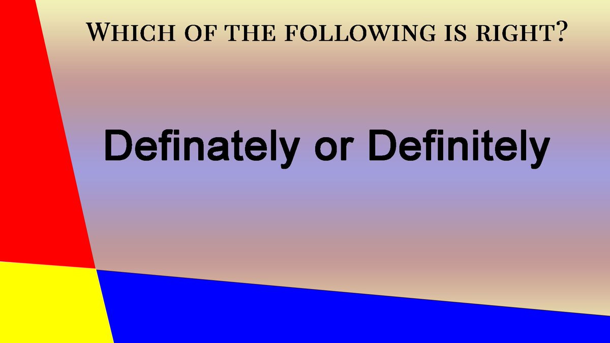 Fun_Weird_Creep's tweet photo. Today's Quiz is Up!!! Check it out here:
https://t.co/KgVH8lJC4C - 10 Words You Commonly Misspell https://t.co/9hE1TWGCxV