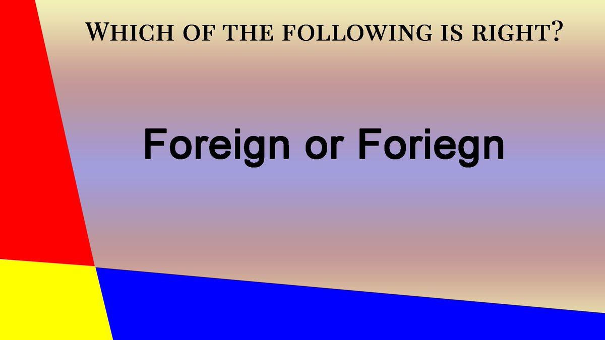 Fun_Weird_Creep's tweet photo. Today's Quiz is Up!!! Check it out here:
https://t.co/KgVH8lJC4C - 10 Words You Commonly Misspell https://t.co/9hE1TWGCxV