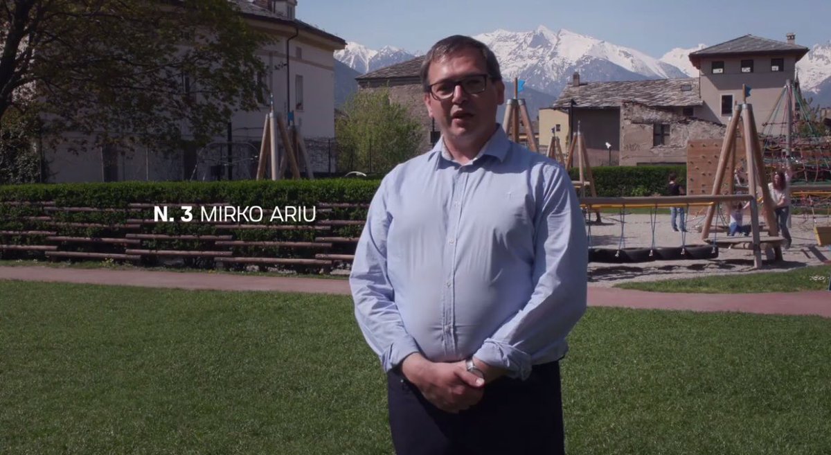Concrètement Présents
L'équipe Progressiste, Mirko Ariu UVP elezioni regionali 2018
ci parla di Valle d'Aosta Green.
"Puntiamo a un modello ambientale integrale e innovatore"
#AlLavoroConVoi
facebook.com/UnionValdotain…