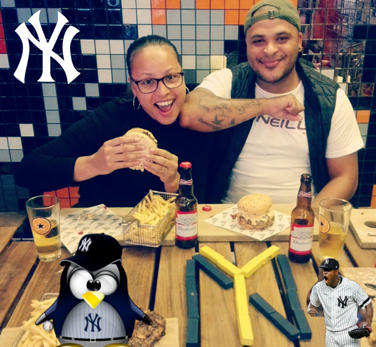 MeaganB87's tweet photo. @rocomamas @BudweiserSA Looking like I just hit a homerun with my bud! This guy loves @rocomamas so much he even has it inked on his arm #RMBUDS https://t.co/fOiGnhFnCS