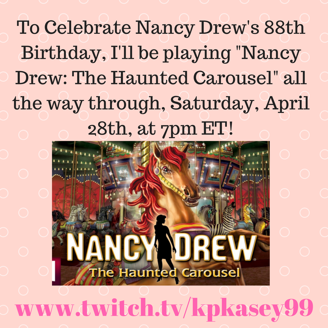 spiggs_gaming's tweet photo. Help me celebrate Nancy Drew's birthday!
https://t.co/c2elUeSaOS
#nancydrew #Mystery #pc #HauntedCarousel @HerInteractive #Computer #Games #ComputerGames https://t.co/5FnV0s5Bvo