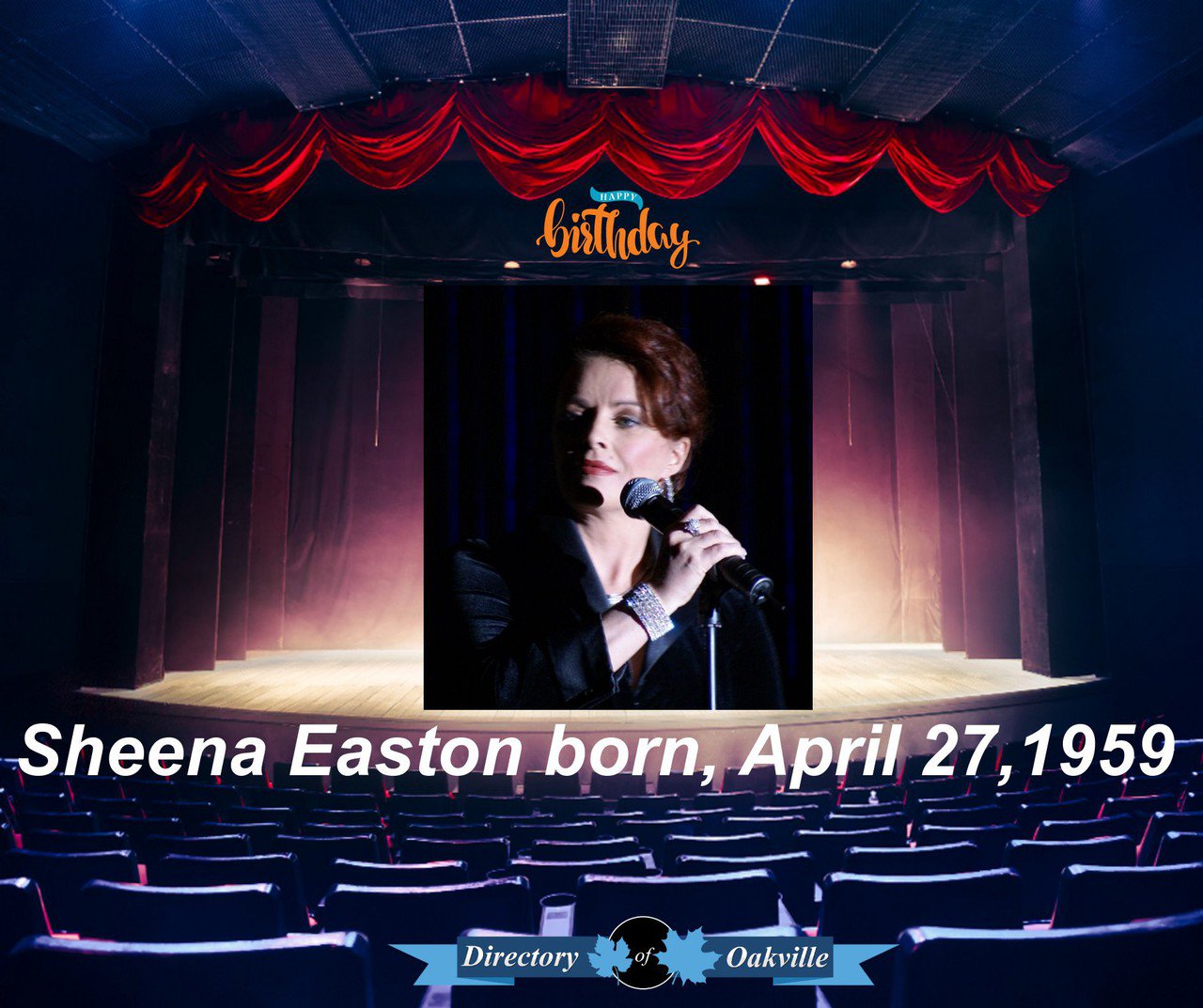 Happy Birthday! Sheena Easton born, April 27,1959 