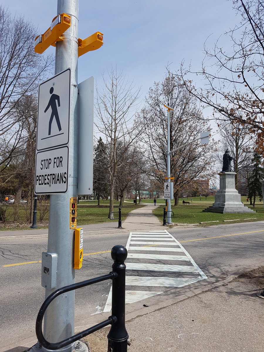 DarrenKropf's tweet image. What's better than this gorgeous spring day? This new gorgeous pedestrian crossing at Victoria park!
