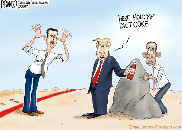 andersonDrLJA's tweet photo. #Syria About To Learn That #Trump Means What He Says As Opposed to #ObamaRedLine COWARDICE!
#StandWithTrump
#ObamaWorstPresidentEver https://t.co/wv4P9cP0Xi