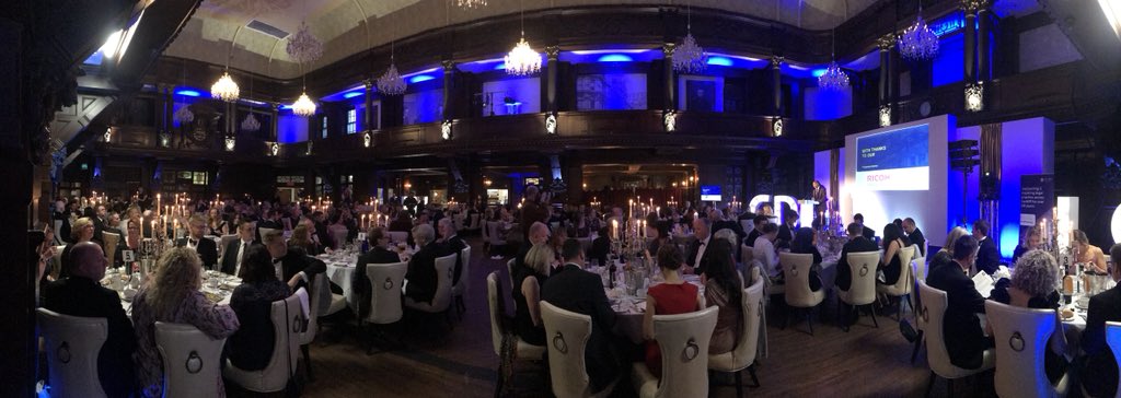 CardiffLawSoc's tweet photo. It’s time! Our #CDLSdinner at @exchngecardiff to celebrate @rachelle_sellek year as President is underway! Our thanks to @ColinJackson our host for the night, to our sponsors & all our guests this evening! #legal #cardiff #selloutevent https://t.co/nqiqmBBpYO