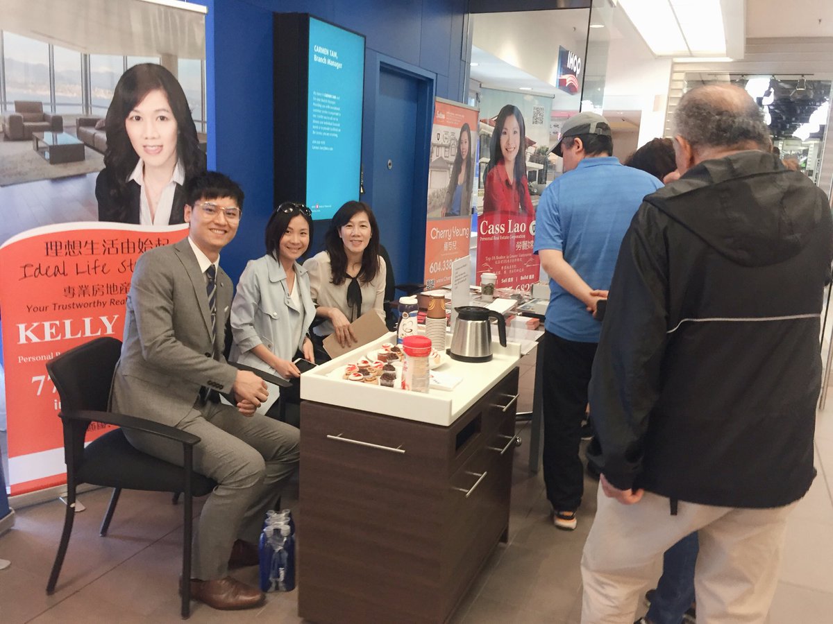 Realtor’s cafe at bmo Lougheed branch ! Come check us out today !