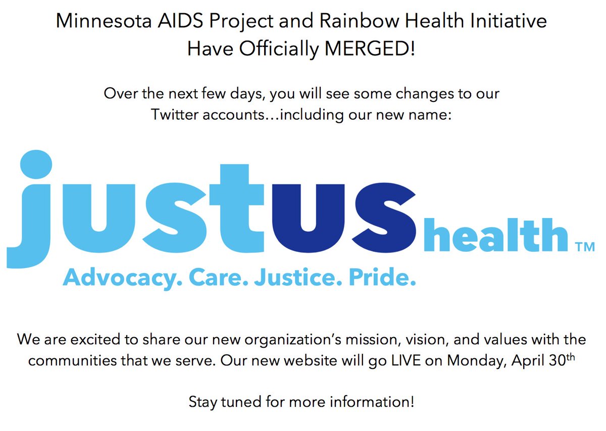We have exciting news to share along with @MNAIDSProject!