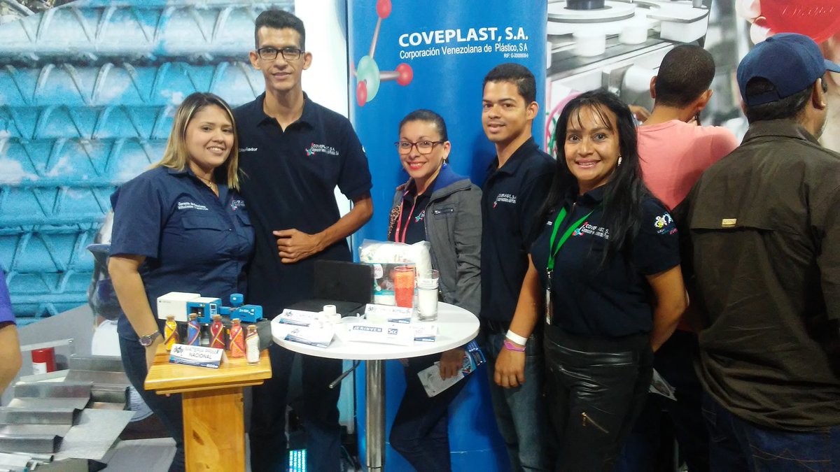 COVEPLAST's tweet photo. Presente en la Expo Venezuela Potencia 2018 demostrando que somos la mekor Corporacion del Plástico @MinPPIBES @NicolasMaduro @Anuneznieves https://t.co/xfOoSRz84O
