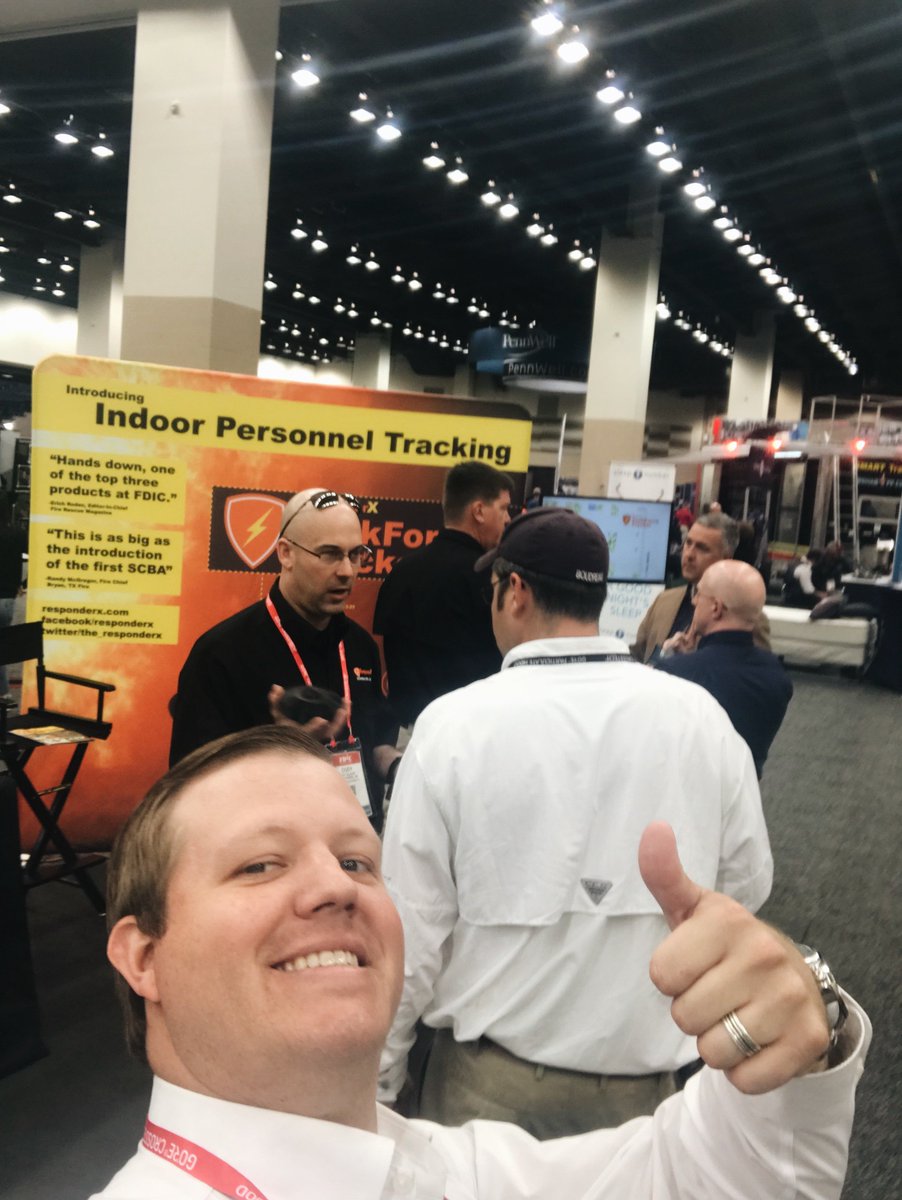 TEEXinnovation's tweet photo. We loved seeing our #Underfire2018 finalists at #FDIC2018! @The_ResponderX @vetsmfg @haasalert https://t.co/Ada1LeEV3H