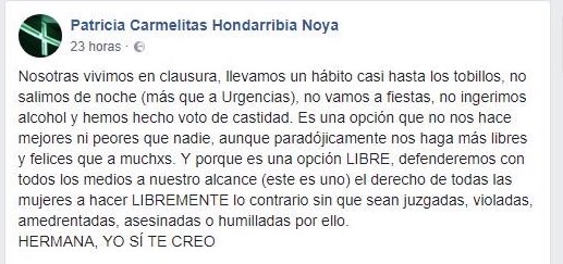 _anapastor_'s tweet photo. Gente valiente. Gente clara. 💜
Las Hermanas Carmelitas de Hondarribia con #YoSiTeCreo https://t.co/faCrNFfHIz