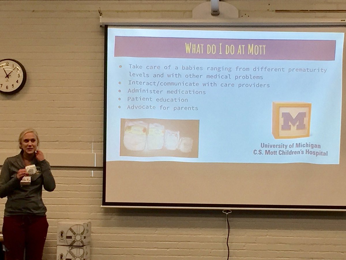 mrs_agnew_'s tweet photo. To finish up math month, we had Mrs. Jillian Pallett come in to talk to students about numbers in nursing! https://t.co/8eKx4m45Tq