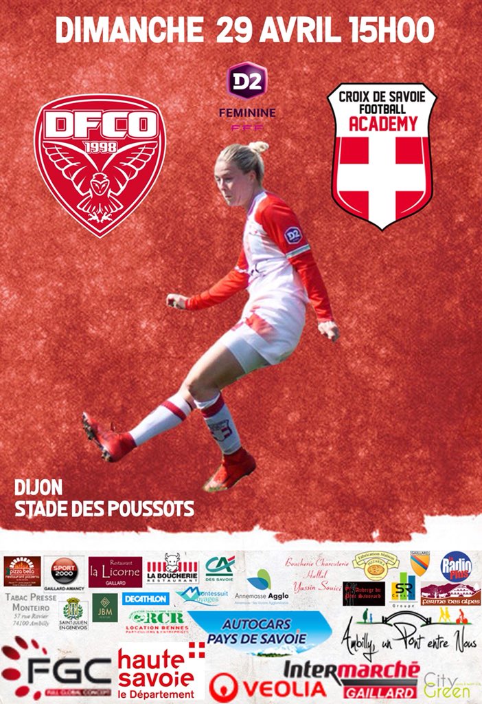 CSFAAmbillyFem's tweet photo. Ce dimanche, notre équipe seniors D2 se déplace à Dijon.

Après une très belle victoire à domicile, il est important de confirmer, et de profiter de cette bonne dynamique.

#allezlescroixdesavoie
#Ensembleonvalefaire
#D2F https://t.co/w8H3eH6ZM0