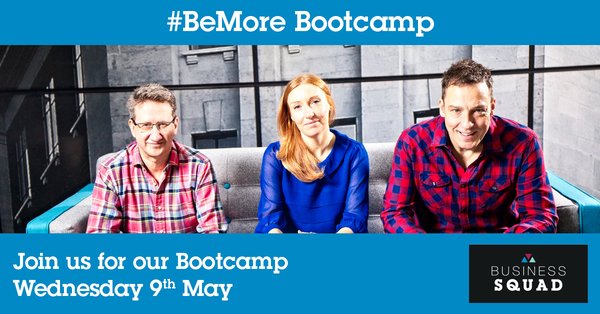 Want more time, more money, more choice? Join my friends, <a href="/thinksmartmktg/">ThinkSmart Marketing</a>, at the BE MORE Bootcamp May 9th. Info: thndr.me/5q21ME