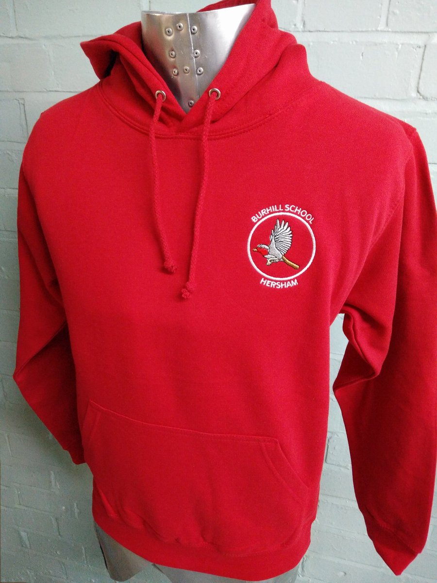 red leavers hoodie