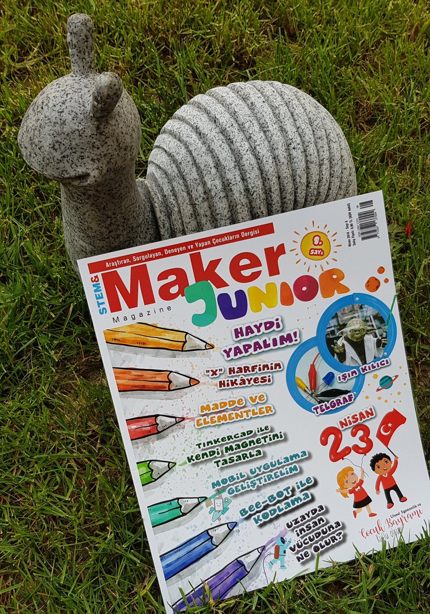 stem_maker's tweet image. Mars İniş Modülü, Haritanın Keşfi, Small Basic ile Tanışma, Derin Uzay Yolculuğu, X Harfinin Hikâyesi, Işın Kılıcı ve Telgraf Yapımı... #Stem&amp;amp;Maker ve #MakerJunior dergilerimizin yeni sayıları çıktı; marketler, kitabevleri ve bayilerde. İyi okumalar... pusulakitaplik.com/catinfo.asp?ci…