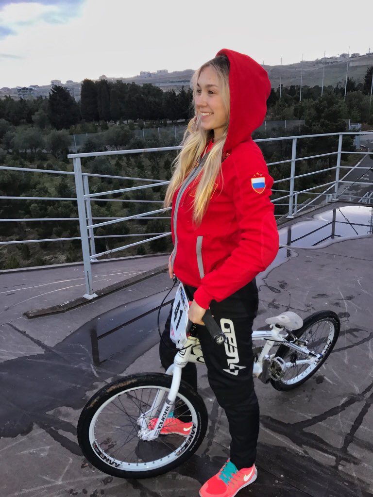 suvorova77's tweet photo. Training time on @bakubmx2018 track ✌🏼amazing time 💁🏼‍♀️ https://t.co/lYJ60MuY42