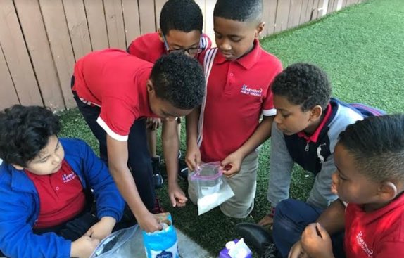 Who knew learning could be so much fun? Mrs. Nargiza’s 2nd grade intervention students are learning about sequencing! By following steps and instructions, the students were able to make their own ice-cream! #IchooseHarmony #STEMforALL @STEMSOS @hpshoustonsouth