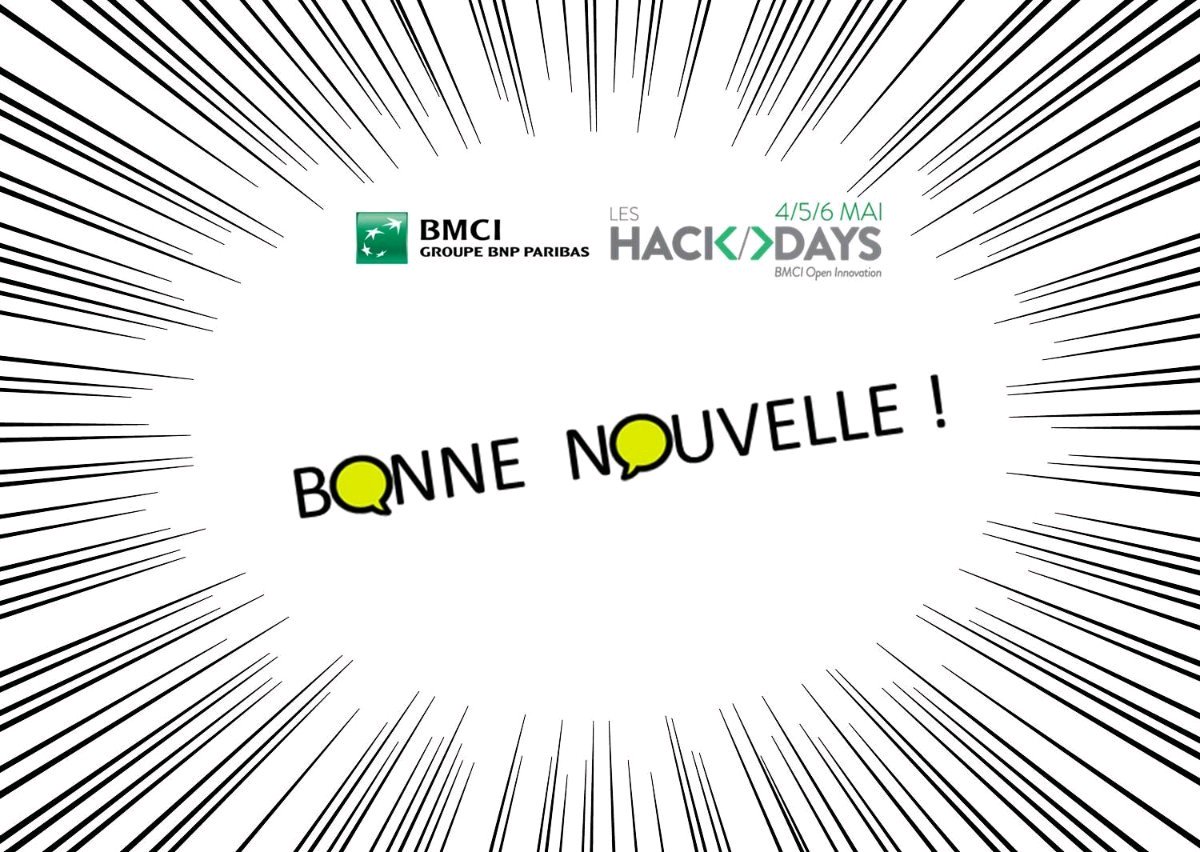 themedbenz's tweet photo. ℹ️ Les inscriptions au #HackathonBMCI 💡 se prolongent jusqu'au 30 Avril ! @BMCI_BNPP 🏦 
@LaFactory_co @ScreenDy
🖱Inscriptions sur : https://t.co/VXg0Shouus https://t.co/tqtfTjOthl