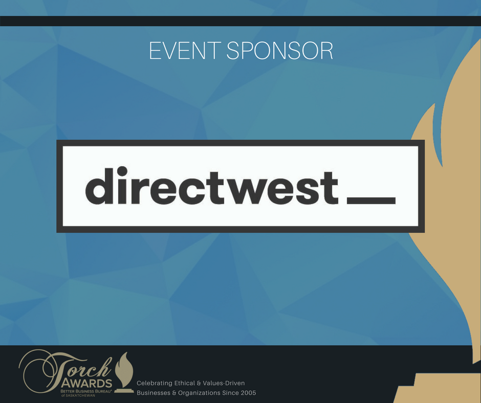 BBBcentralcan's tweet photo. Thank you to @Directwest for helping BBB celebrate ethical businesses, organizations, and students in Saskatchewan! Thank you for your generosity in support of the Torch Awards for Ethics and Students of Integrity award program. #bbbsktorch #proudlocalethical https://t.co/BVCsWqKHaa