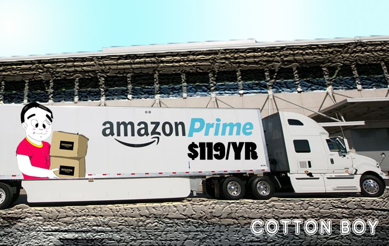 CottonBoyInUSA's tweet photo. Amazon to Raise Annual Prime Subscription to $119, a 20% Increase #amazon #prime #ecommerce #onlineshopping #technology #cottonboy #blogger #cartoon 
https://t.co/gcpU5TzMua https://t.co/m48QCqmBiR