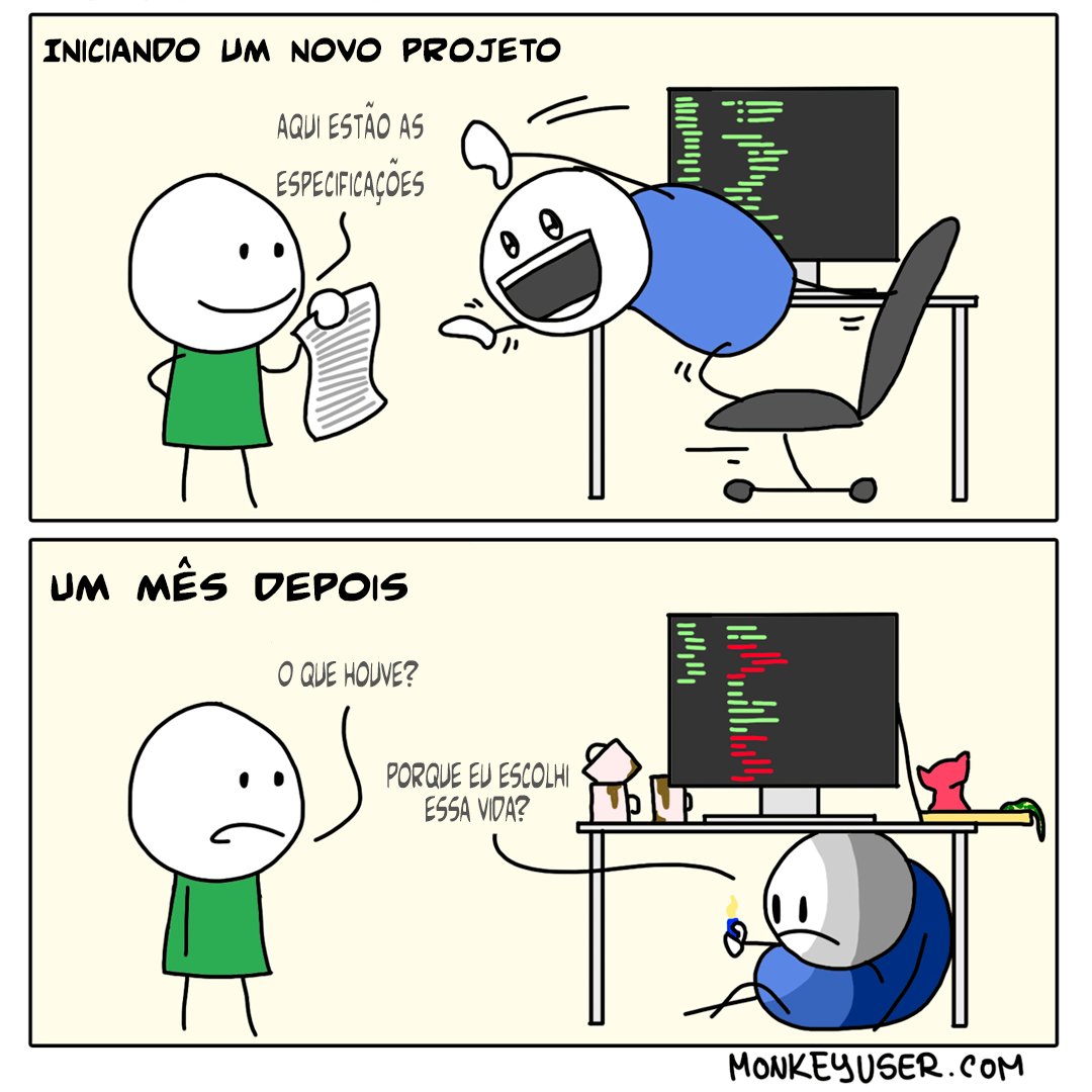 DevMedia's tweet image. Hahahahah! Isso é só um mero detalhe para nós!
#devmedia #developer #monkeyuser #programming