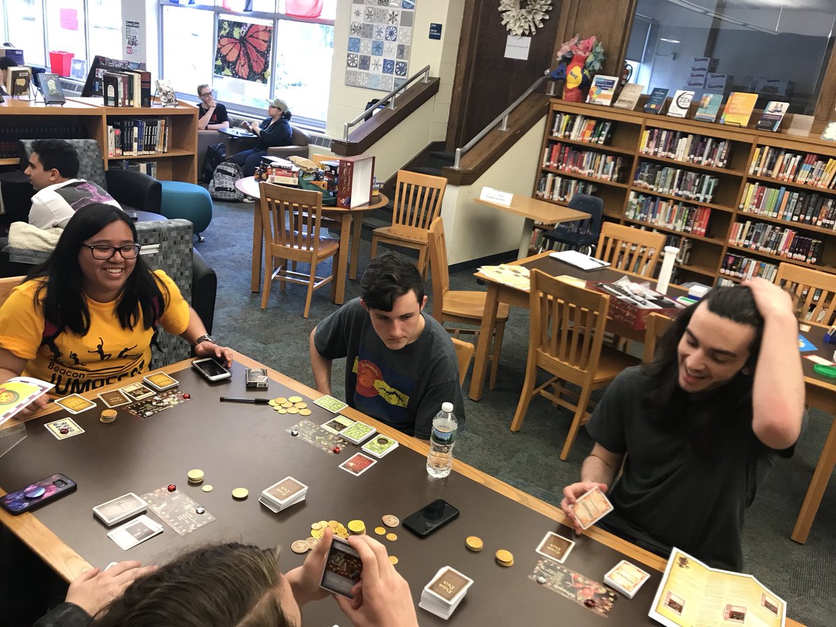 FaitakesJMHS's tweet photo. More @TabletopDay fun at @MahopacLib more fun 2-5pm!!! https://t.co/dlRvYnMOr5