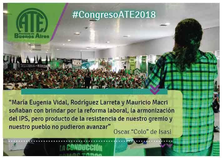 colodeisasi's tweet photo. #CongresoATE2018 #BastaDeDespidos #EnElEstadoNoSobraNadie #VidalMiente https://t.co/7l2tVaiXzT
