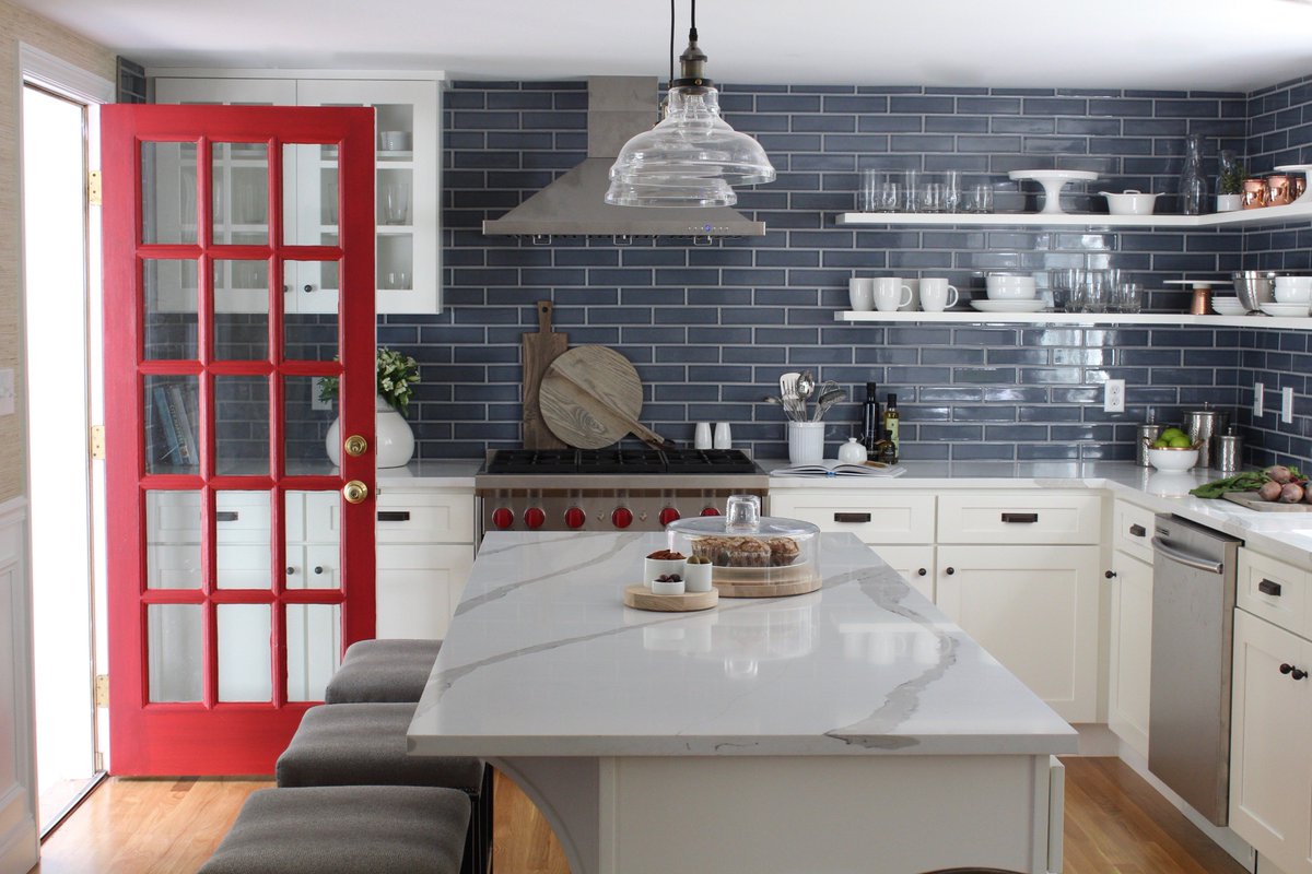 Pental Surfaces در توییتر In This Modern Farmhouse Kitchen Walls