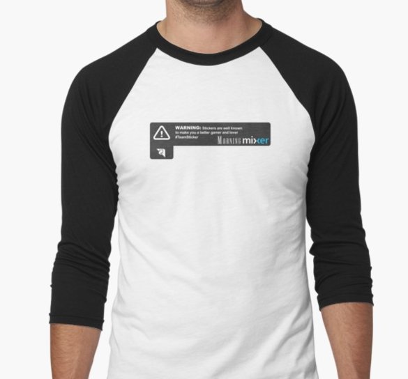 robeytech's tweet image. Some amazing new #TheMorningMixer merch on the horizon.  For those of you who are #TeamSticker we got you covered!!! #SoomTM