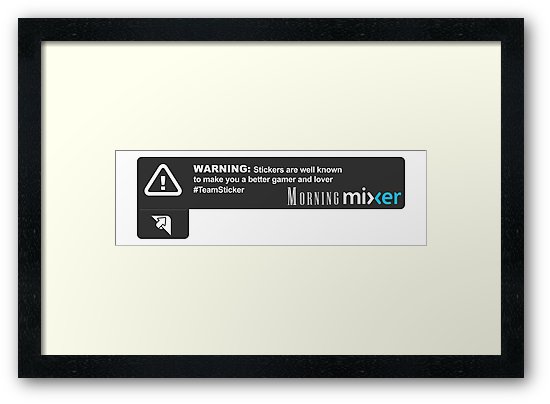 robeytech's tweet image. Some amazing new #TheMorningMixer merch on the horizon.  For those of you who are #TeamSticker we got you covered!!! #SoomTM