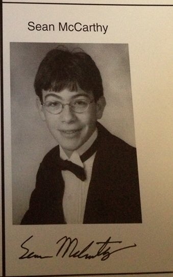 mccarthylit's tweet image. Who would’ve guessed from this senior year high school yearbook photo that I was super into books? #firstheadshot