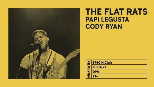 Tonight’s the night! <a href="/theflatrats/">The Flat Rats</a> hit the stage at <a href="/GmanTavern/">Gman Tavern</a>! Show starts at 9pm! $10 online tickets and $12 at the door! You won’t wanna miss this.