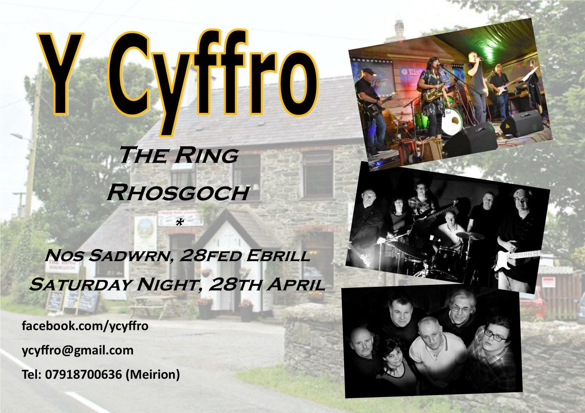 yringanglesey's tweet photo. We love Live Music! Join us 8.30pm for our #HappyHour ready for this amazing band to start! #ycyffro #anglesey #northwales #livemusic https://t.co/q2awfmo0fB