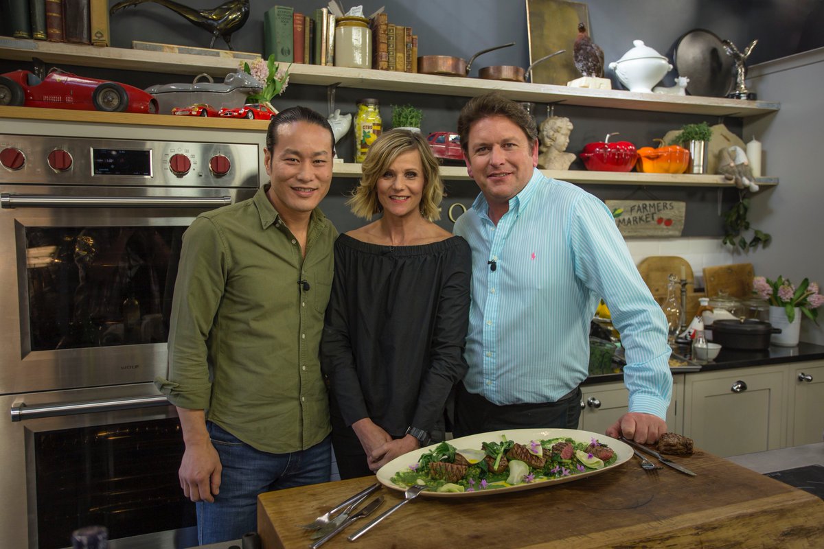 Sat_James Martin (@sat_jamesmartin) on Twitter photo Saturday morning looks like this 👇! <a href="/ReallyLinda/">Linda Barker</a> and <a href="/chefjun/">Jun Tanaka</a> join <a href="/jamesmartinchef/">James Martin</a> at home for amazing eats including lamb tagine and barley risotto with beef fillet. AND <a href="/claudebosi/">Claude Bosi</a> tries to create dessert while <a href="/jasonplato/">Jason Plato</a> drives! 9.25 <a href="/ITV/">ITV</a> and <a href="/WeAreSTV/">STV</a> #saturdayjamesmartin Saturday morning looks like this 👇! <a href="/ReallyLinda/">Linda Barker</a> and <a href="/chefjun/">Jun Tanaka</a> join <a href="/jamesmartinchef/">James Martin</a> at home for amazing eats including lamb tagine and barley risotto with beef fillet. AND <a href="/claudebosi/">Claude Bosi</a> tries to create dessert while <a href="/jasonplato/">Jason Plato</a> drives! 9.25 <a href="/ITV/">ITV</a> and <a href="/WeAreSTV/">STV</a> #saturdayjamesmartin