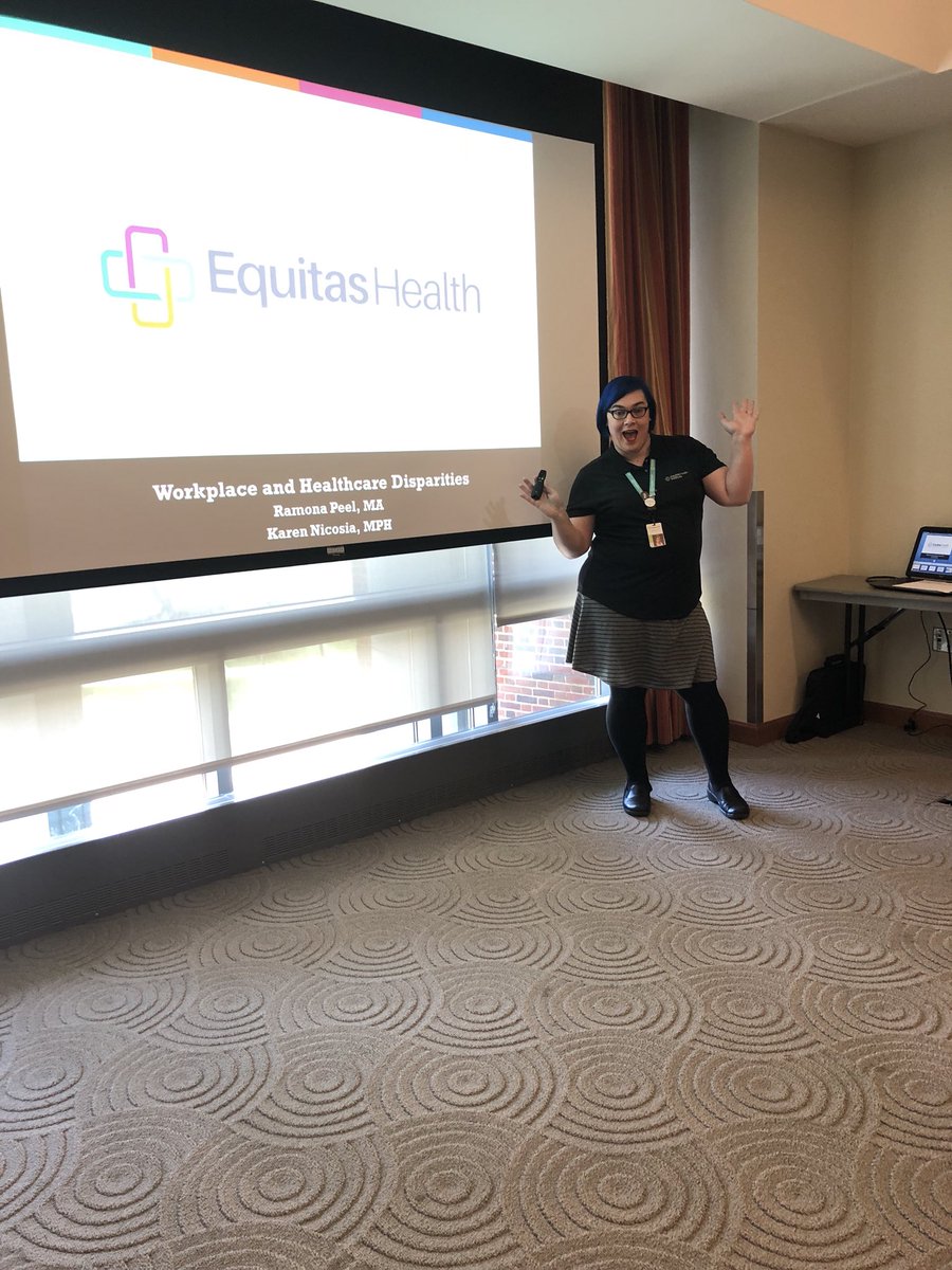 ColumbusBar's tweet photo. Ramona Peel (@DKSB17) is presenting workplace & healthcare disparities right now at #TransOhio π https://t.co/REdTy2vIoh