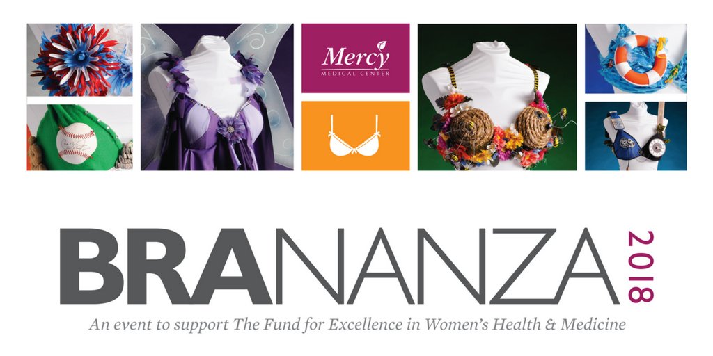 Join us for #BRAnanza, an imaginative art exhibition and fundraising event featuring a gallery of distinctively created bras designed by local artists, businesses, and individuals in supporting our unique mission of healing and service. bit.ly/BRAnanza_ticke… #BRAnanzaMercy
