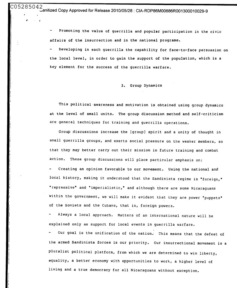 This manual is a lesson in how the CIA twisted Maoist practice against socialist revolutions in Latin America. https://twitter.com/imperienytt/status/989918115814432771