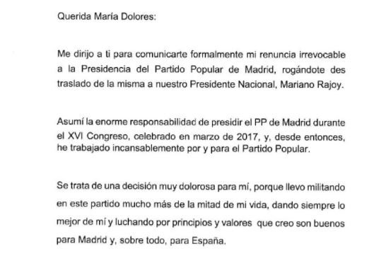 Eldiario.es on Twitter: "DOCUMENTO  Esta es la carta de 