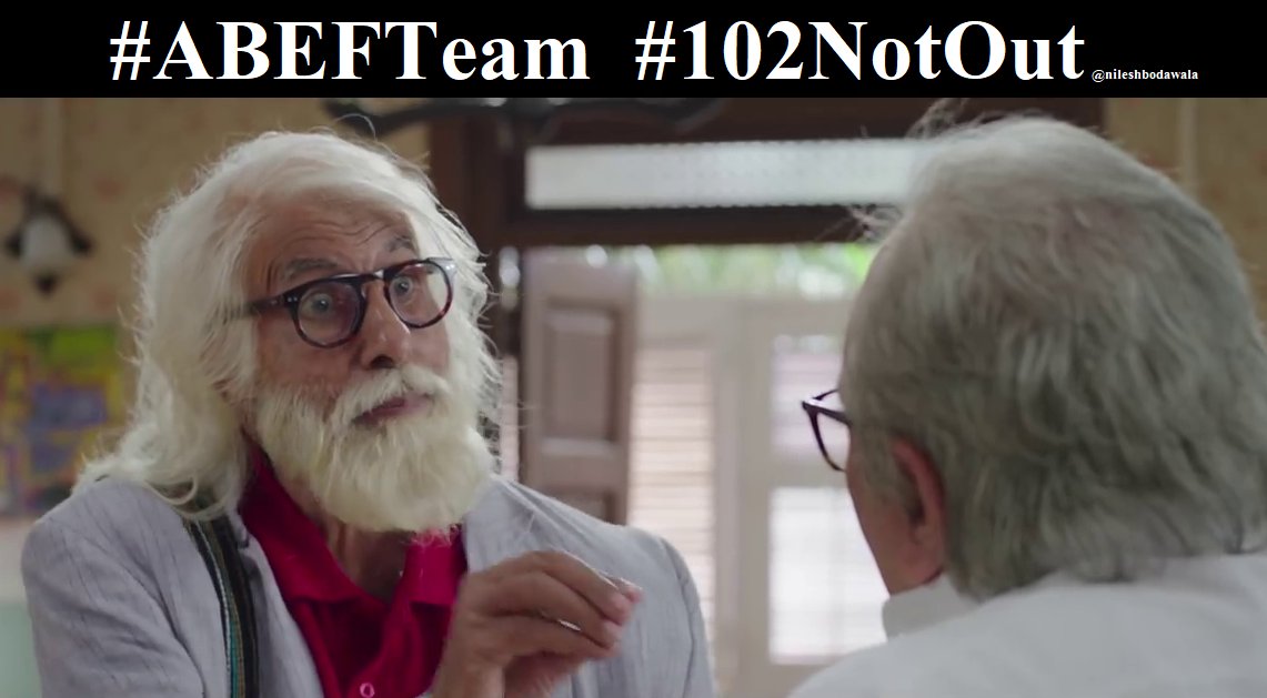 nileshbodawala's tweet photo. #7DaysTo102NotOut
#ABEFTeam
#102NotOut
#stillwaiting
@SrBachchan @chintskap @umeshkshukla @JimitTrivedi06 #saumyajoshi @SonyPicsIndia @ManishK89979565 @Swetaprasad19 @6ZVIRgXxsibb1S3 @EfRakesh @sureshjumani @Namrata1610 @GangulySunetra @shivali_iam @Bhatt_Vishal @Sramitji https://t.co/4HEmtvc3m2