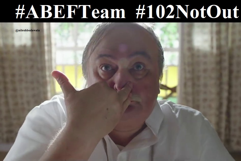 nileshbodawala's tweet photo. #7DaysTo102NotOut
#ABEFTeam
#102NotOut
#stillwaiting
@SrBachchan @chintskap @umeshkshukla @JimitTrivedi06 #saumyajoshi @SonyPicsIndia @ManishK89979565 @Swetaprasad19 @6ZVIRgXxsibb1S3 @EfRakesh @sureshjumani @Namrata1610 @GangulySunetra @shivali_iam @Bhatt_Vishal @Sramitji https://t.co/4HEmtvc3m2