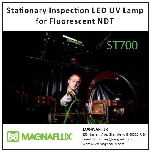 OneStopNDT's tweet photo. The ST700 is an inspection-grade overhead LED UV flood lamp with high-intensity UV-A illumination.
https://t.co/Mo9dQsGerO
#LPT #LPTAccessories #LPTConsumables #LPTEquipment #MPTEquipment #UVLamps #UTCouplant #AqueousCleaners #ResonantTesting #MPTAccessories #MPTConsumables https://t.co/ozQuVTLRqr