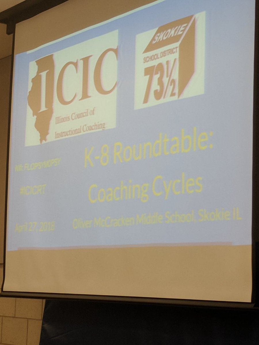MissRadek's tweet photo. Excited for another great professional growth opportunity from @IllinoisCIC ! First session is "Using Technology during Coaching Cycles" and I can't wait! #ICICRT #engageD64 https://t.co/JvSnnTkuI7