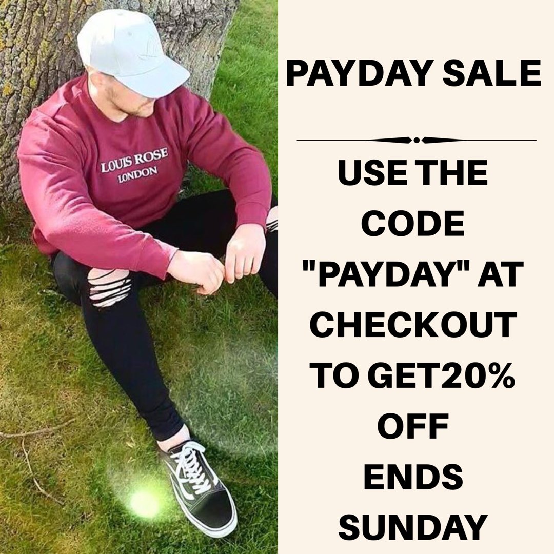 LouisRoseShop's tweet photo. PAY DAY SALE 💰 

https://t.co/ha4iWo3ReP https://t.co/EOhVA37uGO