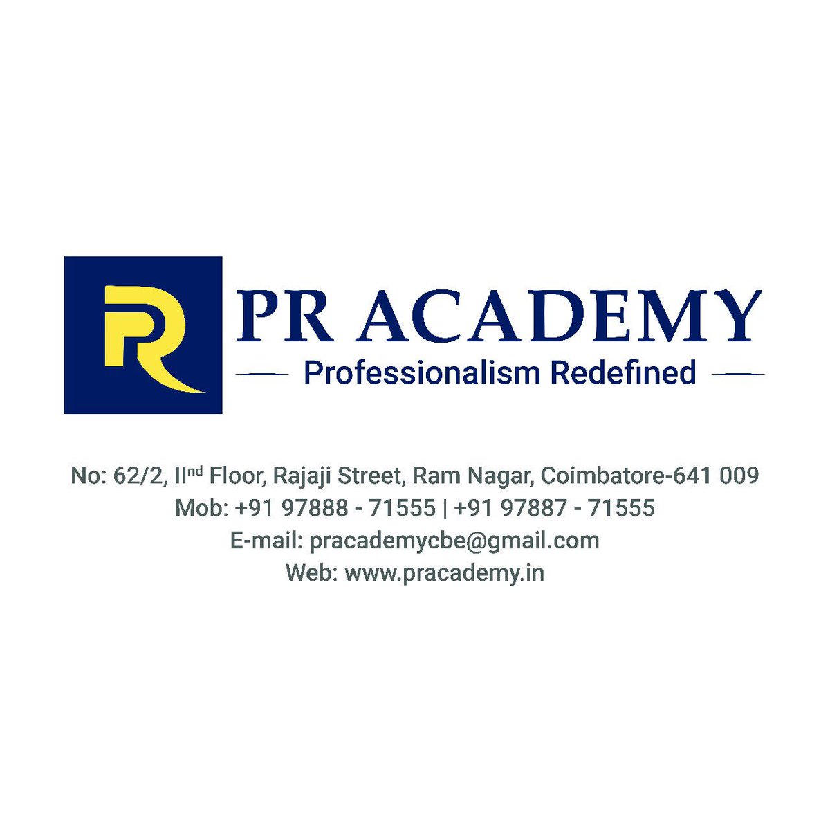 caraja16's tweet photo. Professional Coaching Institute and Corporate Training at coimbatore.
PR Academy - We nurture the young nourishing minds not only with the exam oriented approach but also with knowledge oriented approach.
#pracademycbe
#ProfessionalismRedefined https://t.co/VevKDsOKCt
