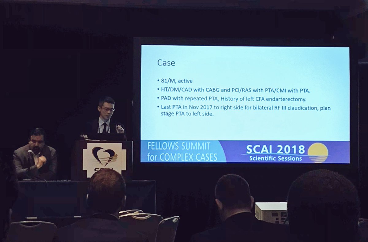 EricSecemskyMD's tweet image. GuangMing teaching us how to “stay calm and carry on” during a peripheral complication. Great case and great save. 

@gmingtan @JoeCampbellMD @EmileMehanna @krosenfieldMD @Angiologist @duanepinto #SCAI18 #SCAIFIT