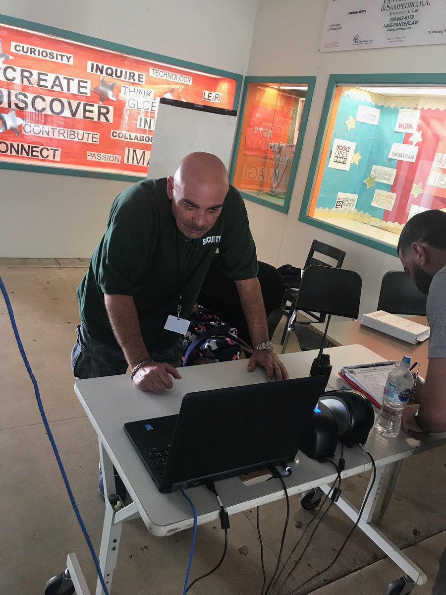 campus_shield's tweet photo. A few of Campus Shield’s finest at one of our school’s, Palmetto Middle. #CampusShield #mentalhealth #schoolsafety @StdtSvcsMDCP @MDCPSSouth @MDCPSOperations @Dadegetsgrants #teamwork makes the #dreamwork https://t.co/jW1NtnQOQs