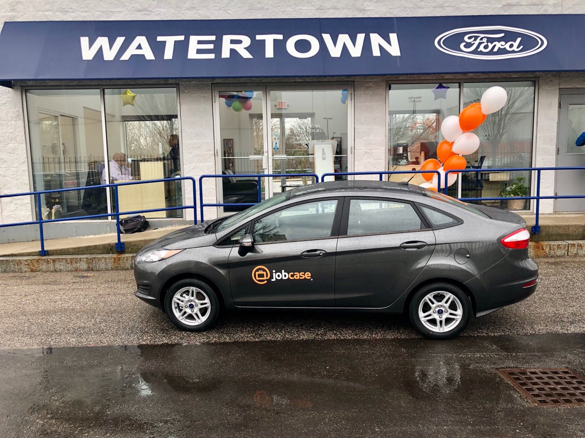 We’re here <a href="/WatertownFordMA/">Watertown Ford</a> waiting for our #My2018Drives winner. Check out his sweet new ride!