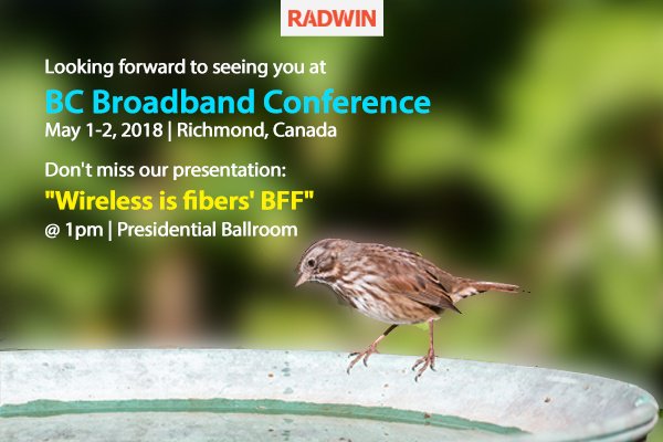 radwin's tweet photo. Heading to #BCBC2018 in Richmond Canada? https://t.co/ttk7rCIgMG