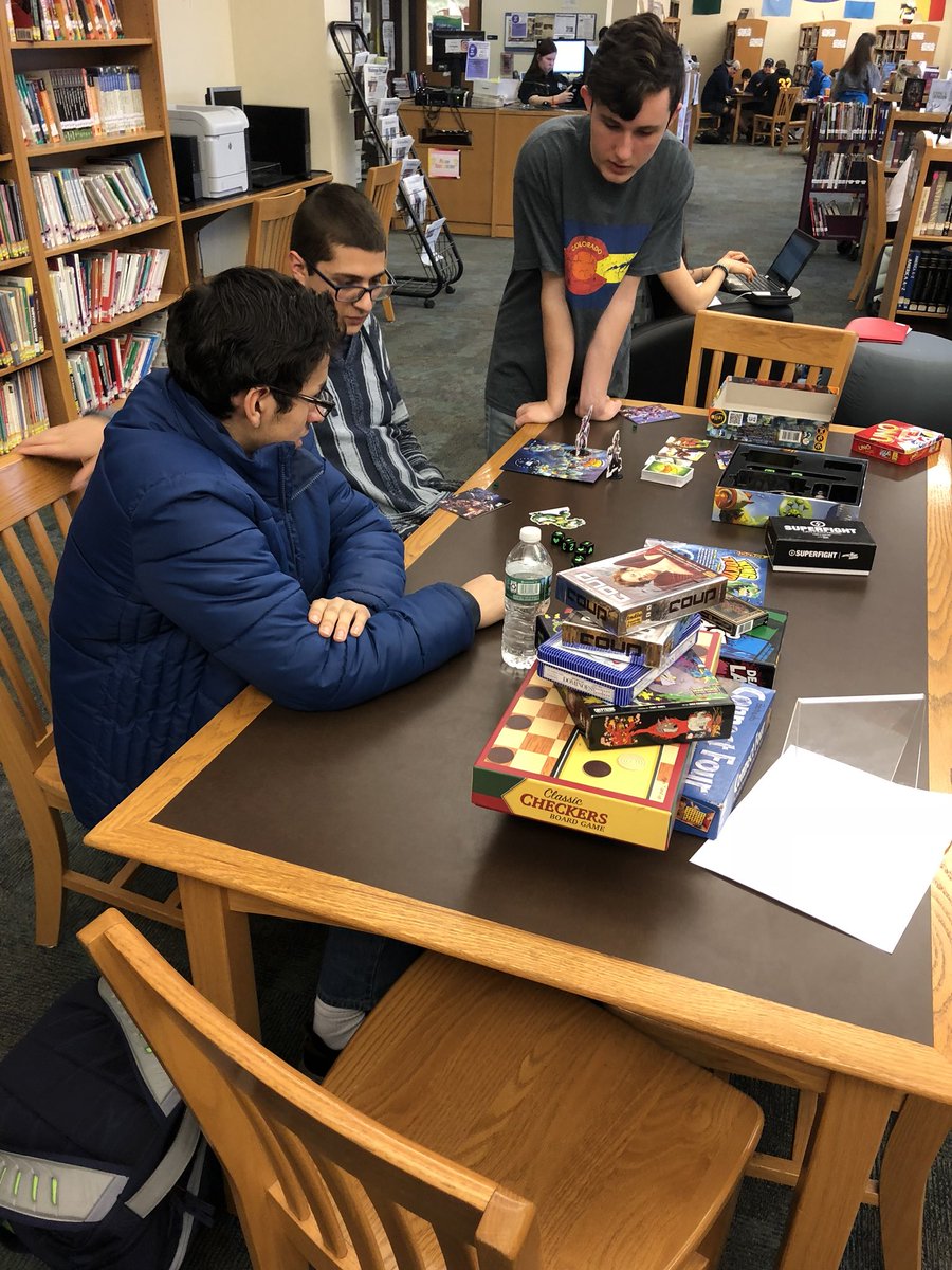 MrsBookwits's tweet photo. What a fantastic @TabletopDay !!!! Smiling faces, new connections, and best of all, they put the tech away! @MahopacSchools @MahopacLib @PacHS_Principal @FaitakesJMHS @MahopacASCI @PacHS_Principal https://t.co/jkKBL8tXjS