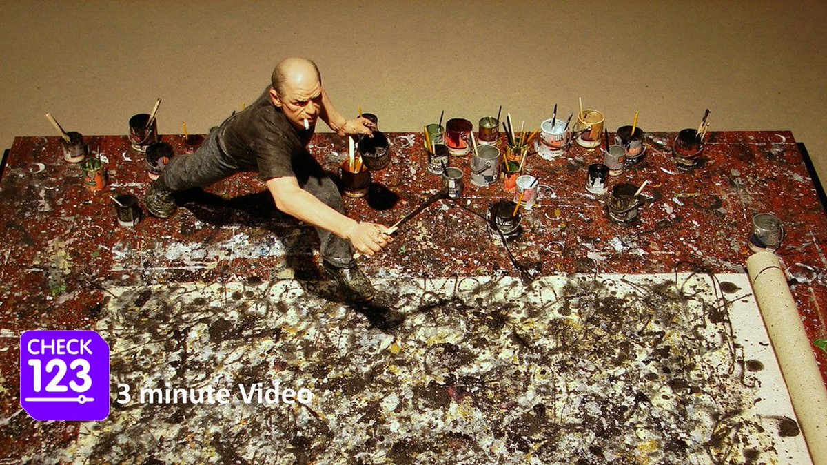 Check123H's tweet image. Is he the greatest American artist of all time? The life and death of Jackson Pollock!
Video: check123.com/videos/7559-ja…
#Arts